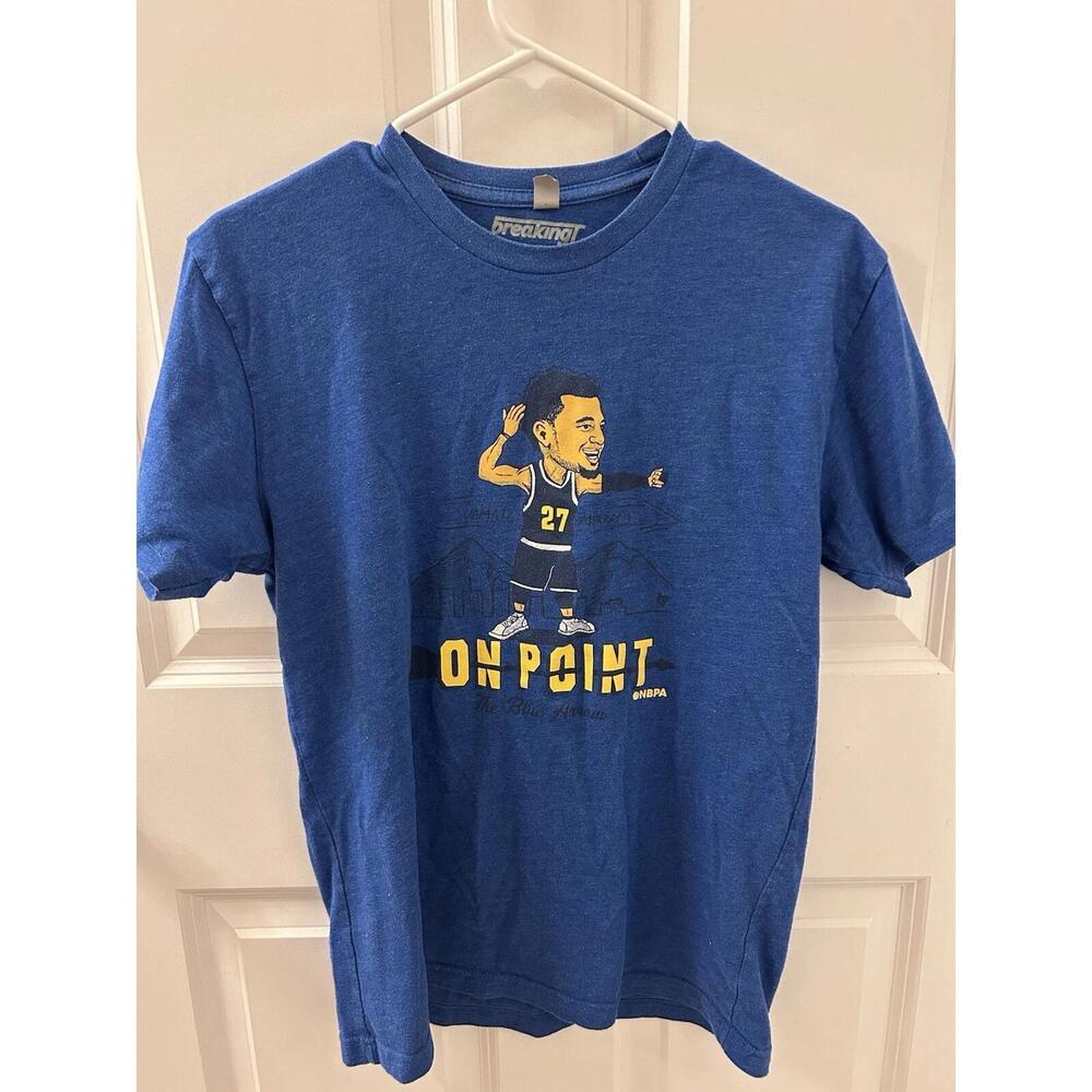 Denver Nuggets Jamal Murray The Blue Arrow T-Shirt Size Small